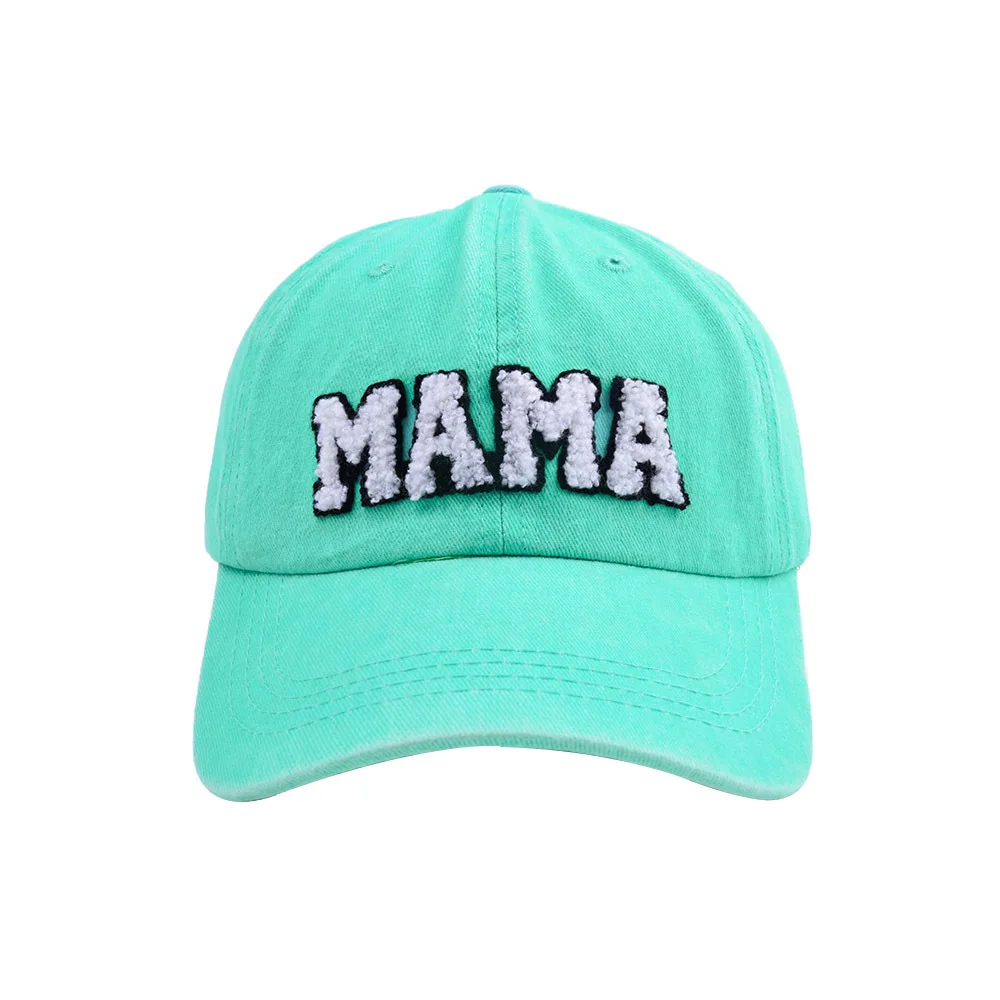 Parent-child Baseball Cap MAMA Mini Letter Embroidered Baseball Hats for Mother Kids Outdoor Sports Peaked Cap Holiday Gifts