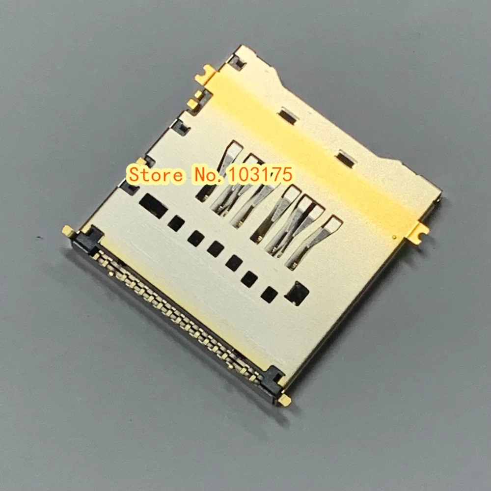 Tempat Slot Kartu Memori SD Baru untuk Komponen Perbaikan Kamera Digital Nikon D850 SLR