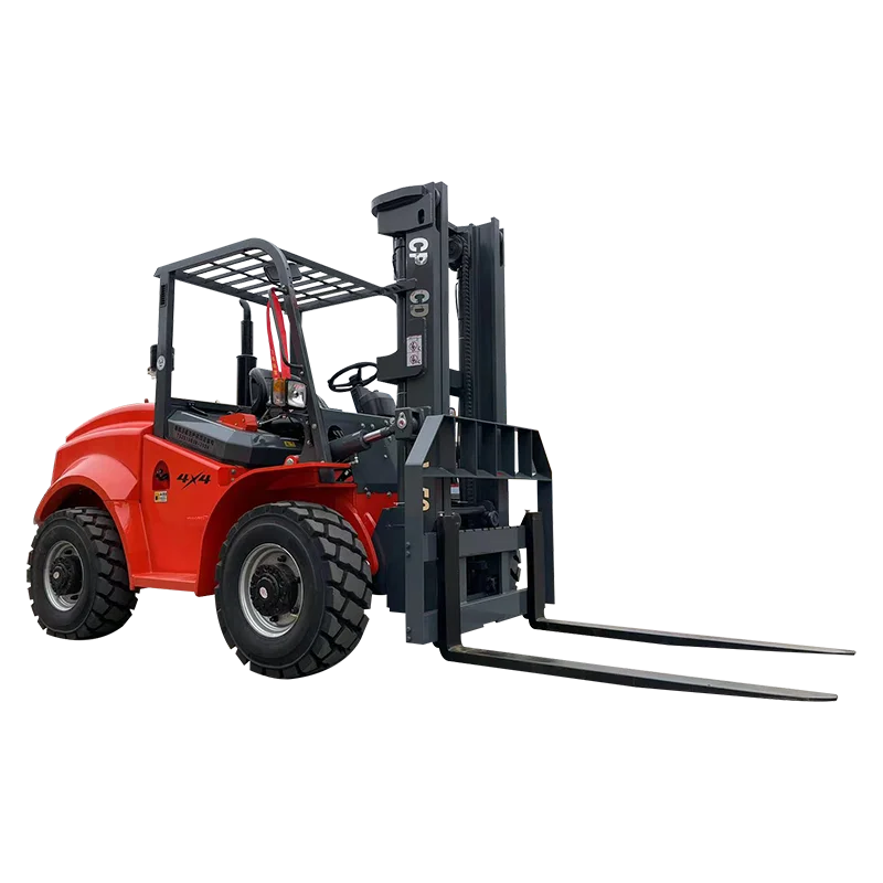 Customized Large Off-Road Forklift Hydraulically Powered Assisted Vehicle Latest Design for Enhanced Performance