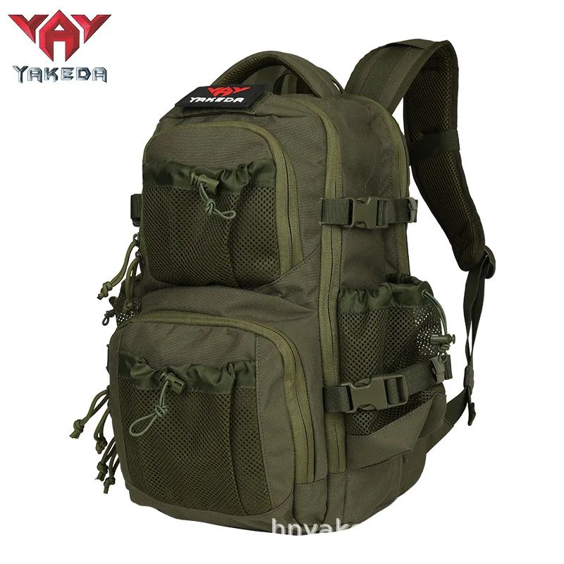 

YAKEDA Tactical Backpacks Men 1000D Nylon Waterproof Backpack Outdoor Knapsack Camping Hunting MOLLE Rucksack Bag