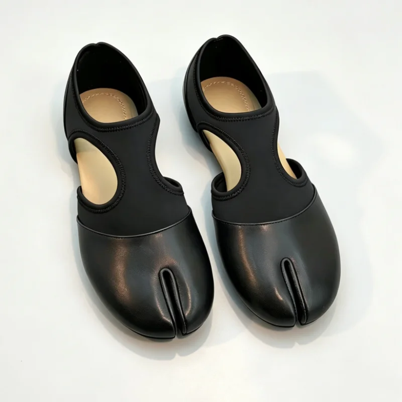 New Sports Running Women'S Flat Shoes Breathable Horseshoe Sandals Personalized Genuine Cowhide Women'S Shoes Without Logo