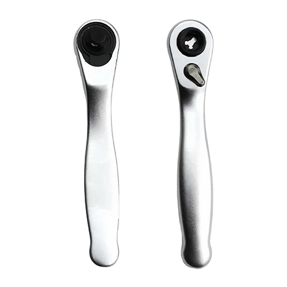 2 in 1 mini chiave a cricchetto da 1/4 pollici cacciavite a doppia testa girevole veloce 72 denti cacciavite bit driver chiave a cricchetto