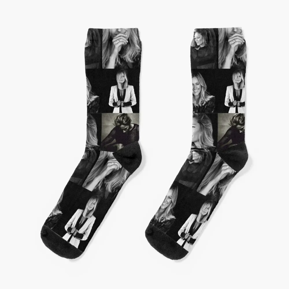 

Helene Fischer Collage Socks designer brand aesthetic Climbing Boy Child Socks Women's