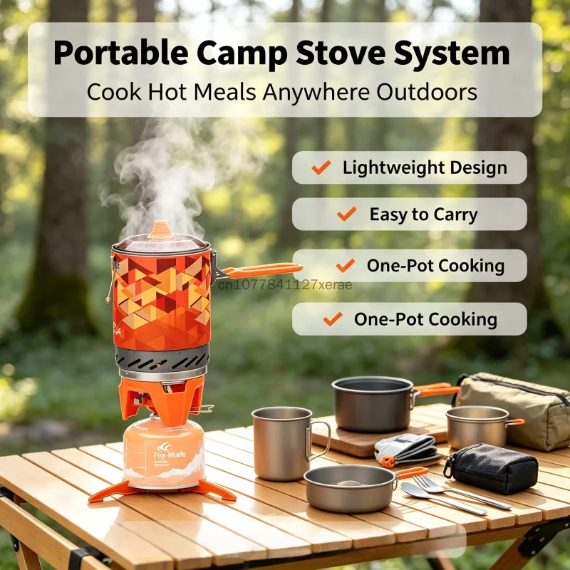 Camping Cooking System - Fire Maple X2 Outdoor Gas Stove