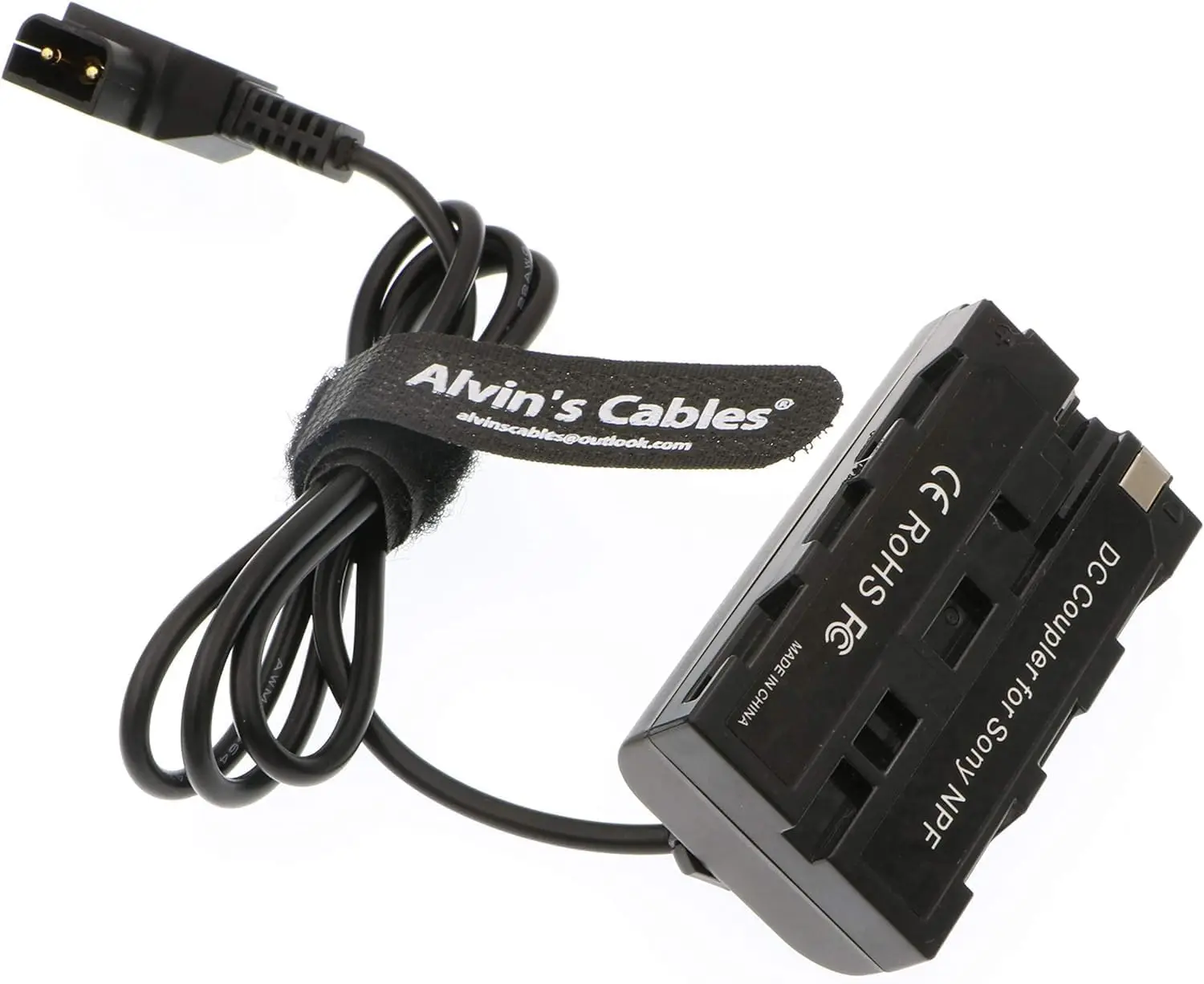 Alvin's Cables NP F550 Dummy Battery to D-Tap Power Cable for Sony NP F570 NP F970 Atomos Shinobi Atomos Ninja Monitor SmallHD F