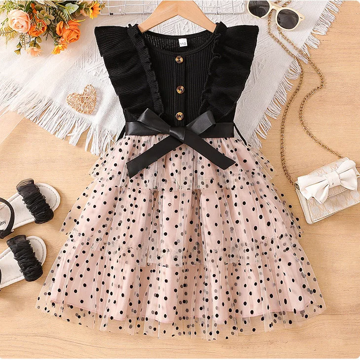 Girls' Casual Dress Princess Dress Gorgeous Dress Christmas Birthday Party Wedding Daily Casual Dress Age 2-6 Years Old