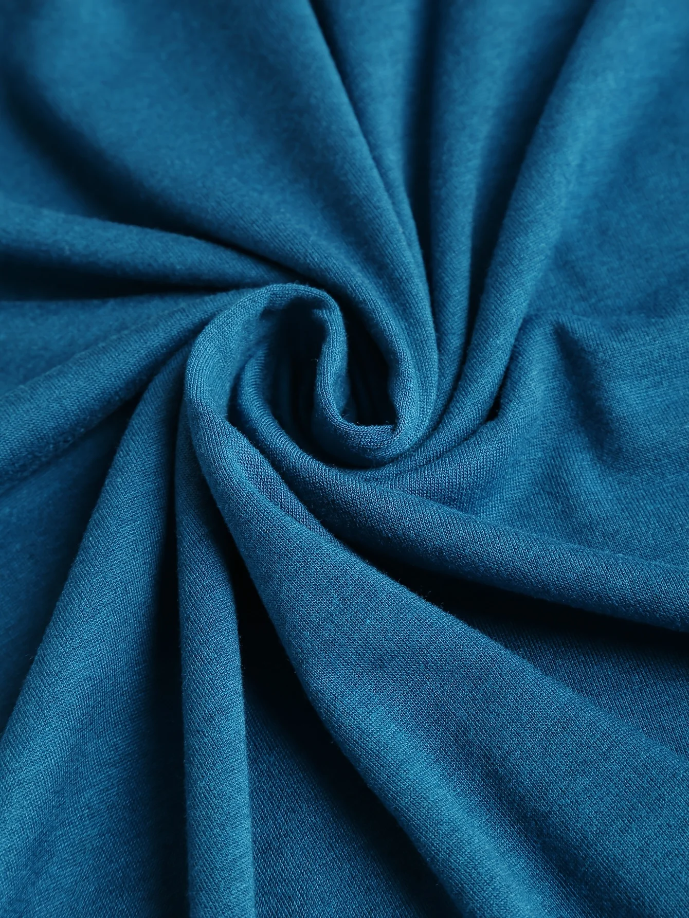 2025, beliebter Stil, großes Damen-T-Shirt mit Schmetterlingsärmeln, Rüschen und Falten, einfarbig, schräge Knopfleiste – Detail 4