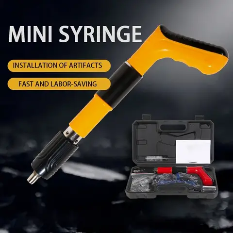 Mini Handheld Metal Concrete Nail Gun Steel Rivet Tool Wall Anchor Slotting Device For Powerful Pulling Processing