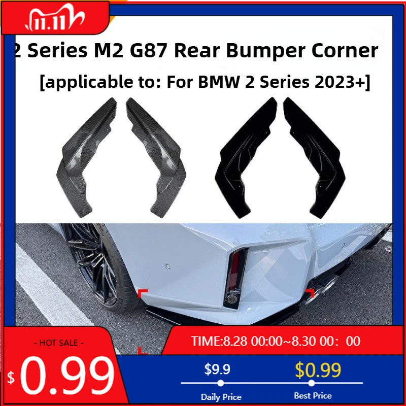 

Hot Ornaments For BMW 2 Series M2 G87 2023+ Rear Bumper Body Sticker Rear Bumper Car Sticker Exterior Modification Accessori Int