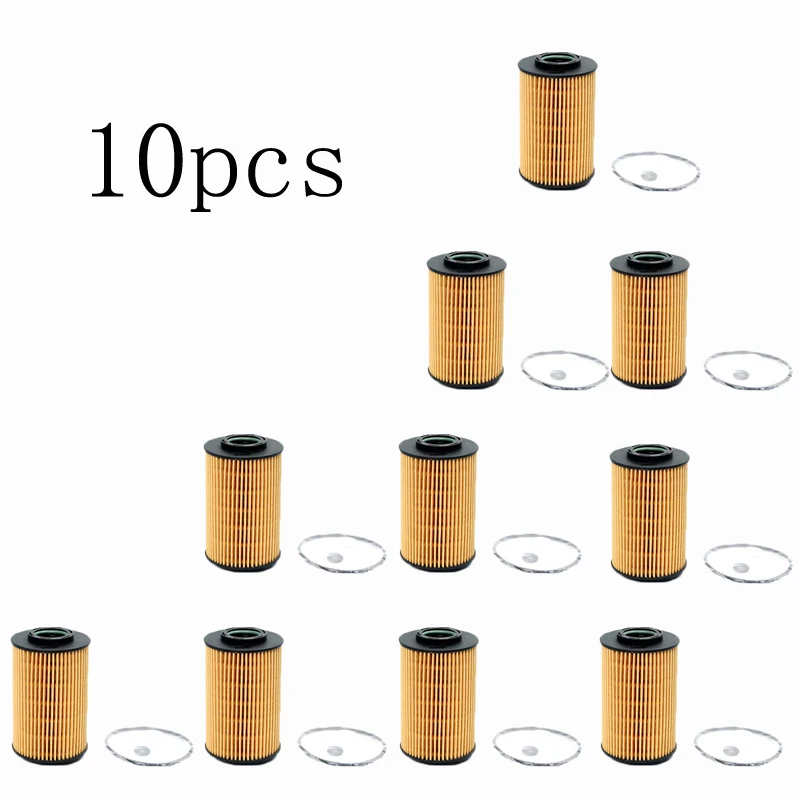 10pcs  Oil Filter For Hyundai Elantra 2005 - 2019 i30 2007 - 2019 Sonata 2008 - 2010 Kia Optima 2012 - 2019 Sportage 2010 - 2019