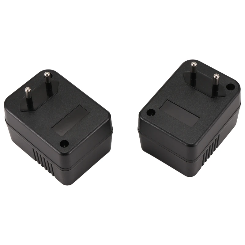 2PCS Step Down Transformer Travel Adapter AC220 V To 110V Voltage Converter Voltage Converter Regulator EU Plug