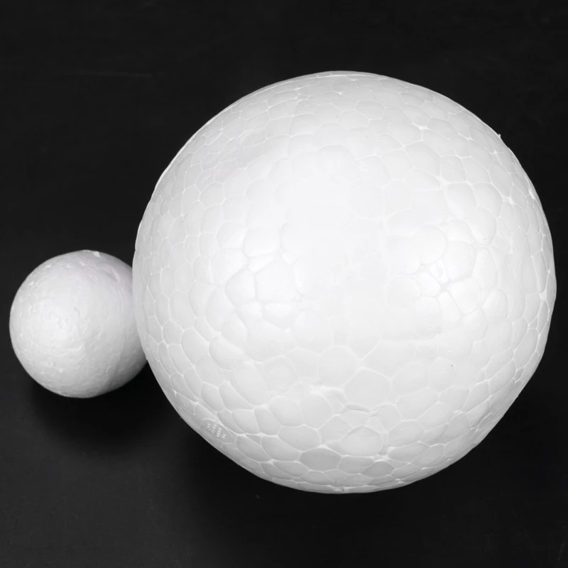 130 Pak Ambachtelijke Schuimballen, 7 Maten Inclusief 1-4 Inch, Polystyreen Gladde Ronde Ballen, Schuimballen Voor Kunst En Ambachten