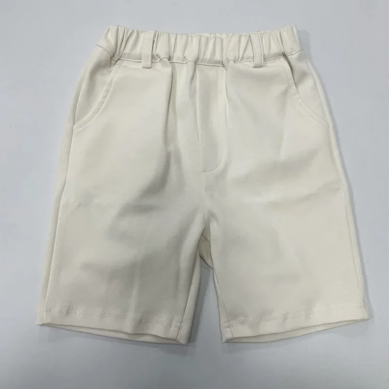 

Clibeso Summer Fashion Solid Color Kids Boy Shorts Cotton High Quality Children Boys Versatile Shorts