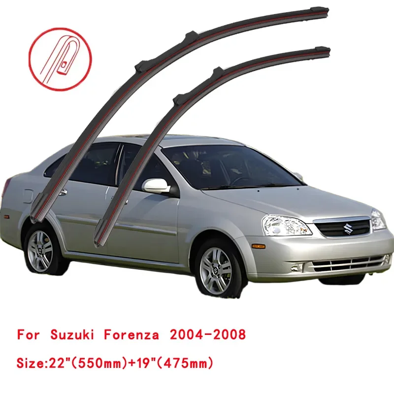 

For Suzuki Forenza 2004-2008 Car Windshield Wiper Blade Front Windscreen Brushes Washer Accessories Cleaning Replacement Parts