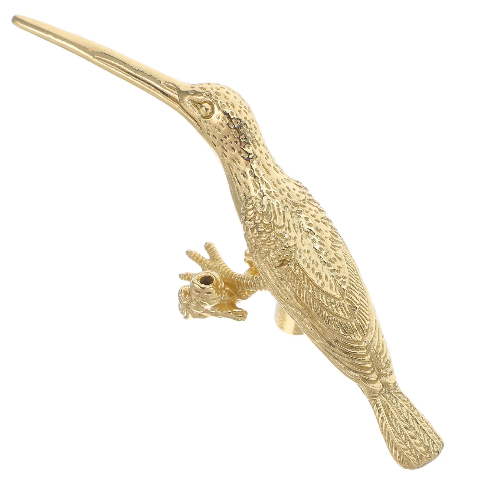 Brass Bird Shaped Cabinet Handles for Drawers Wardrobes Wine Cabinets Shoe Cabinets Vintage Style Decorative Hardware