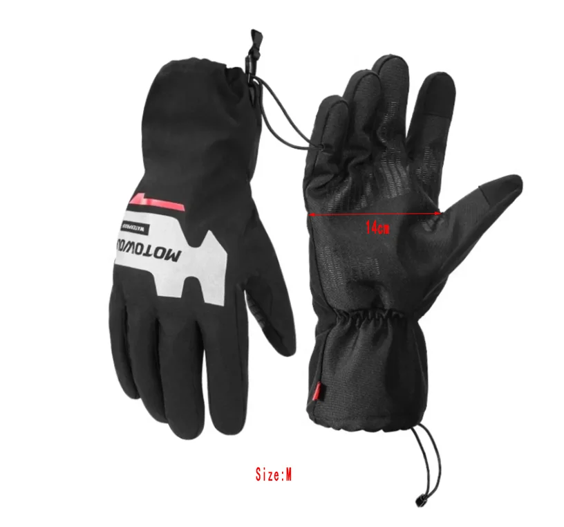 Herbst Winter Motorrad Reiten Handschuhe Wasserdichte Regenschutz Winddicht Warme Motorradfahrer Racing Fahrer Zubehör Männer Frauen – Detail 5