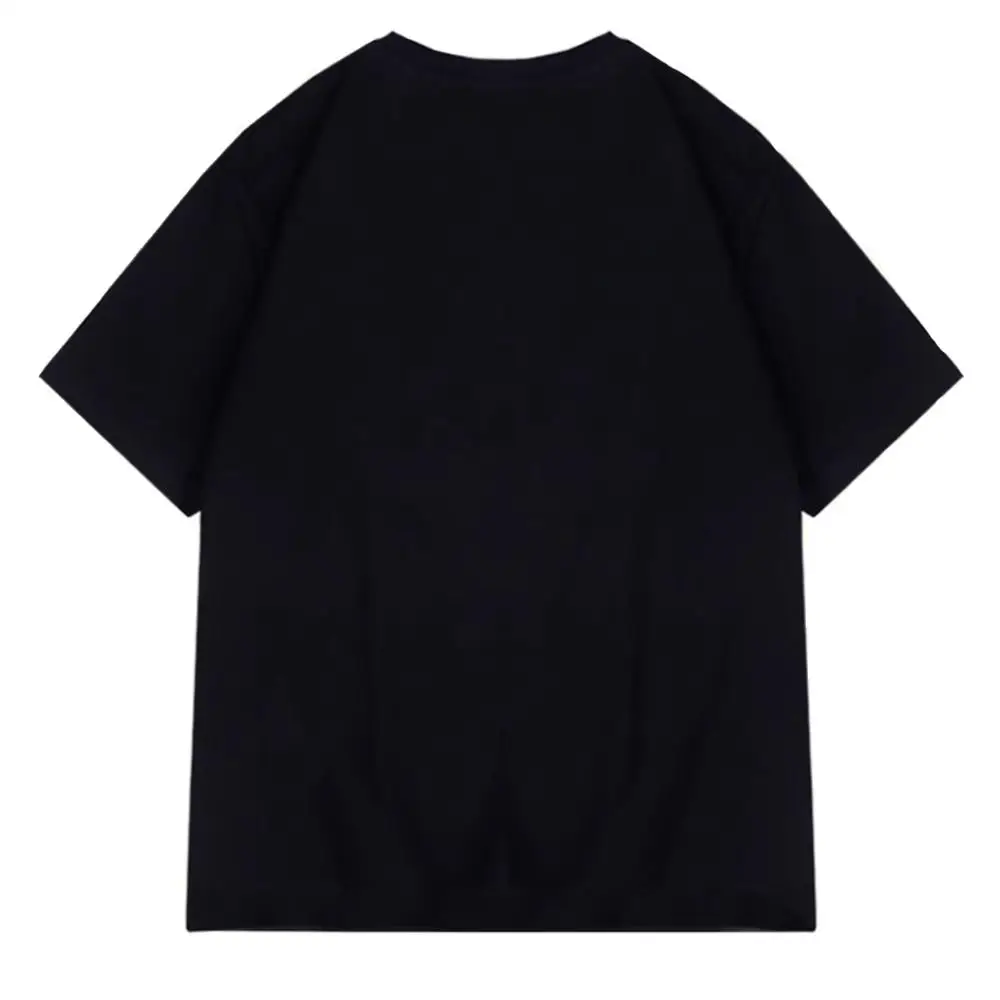 الصيف حجم كبير تي شيرت للرجال 7XL 6XL 5XL قصيرة الأكمام تيز الأسود المطبوعة موضة 100% ملابس علوية من القطن الذكور الملابس 110-180 كجم