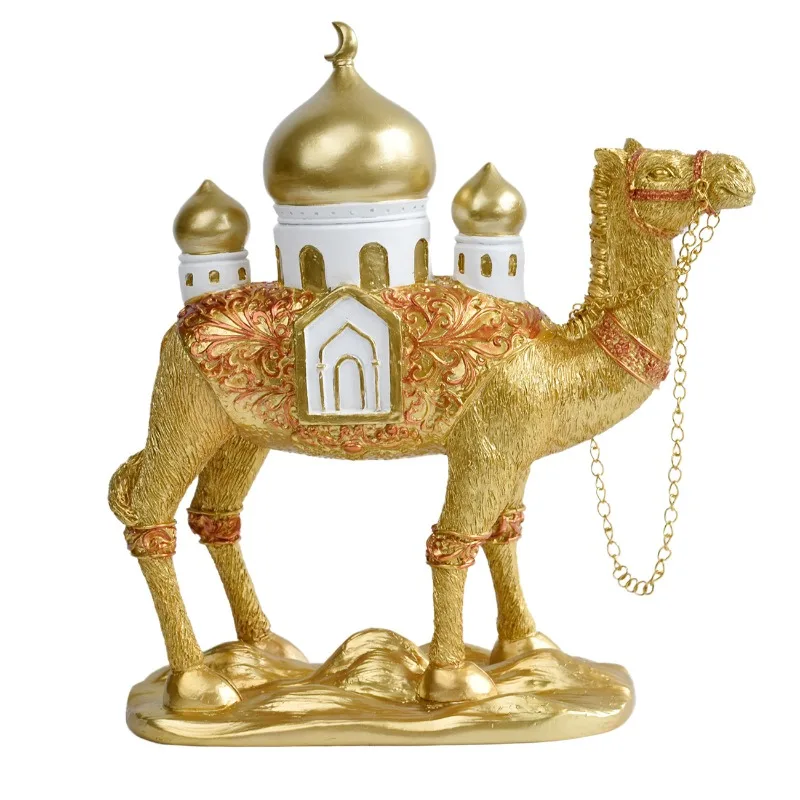 Classic Luxury Art Camel Ornament Sculpture, Office, Home Decoration Sculpture, Gift for Friends Home Decoration Accessories