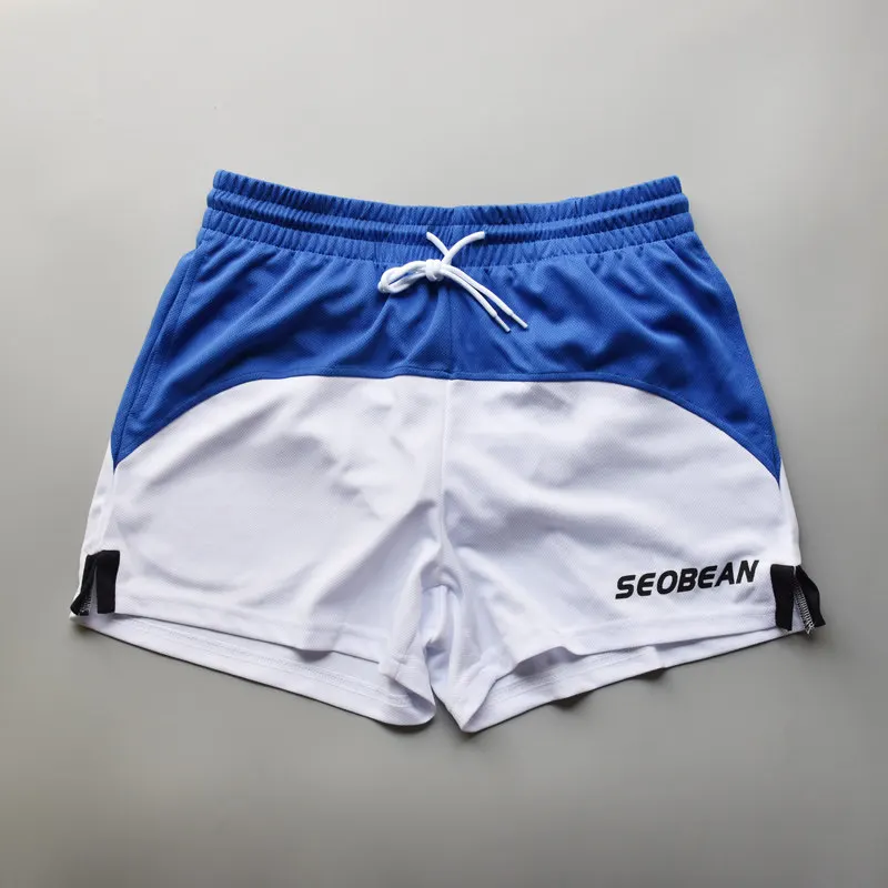 

SEOBEAN Men's Quick Dry Sports Shorts, Breathable Mesh Running Gym Fitness Shorts Summer Casual Workout Jogging Short Pants