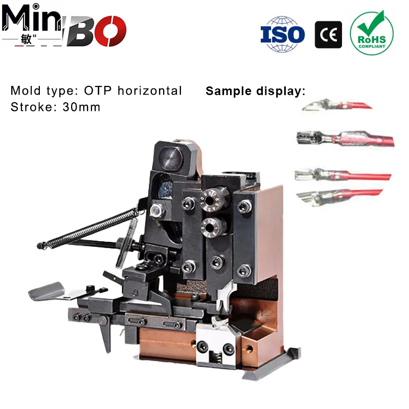 Quiet OTP Blade Automatic Terminal Crimping Machine with Mold End Riveting Press for Wire Processing Workshop Lab Factory