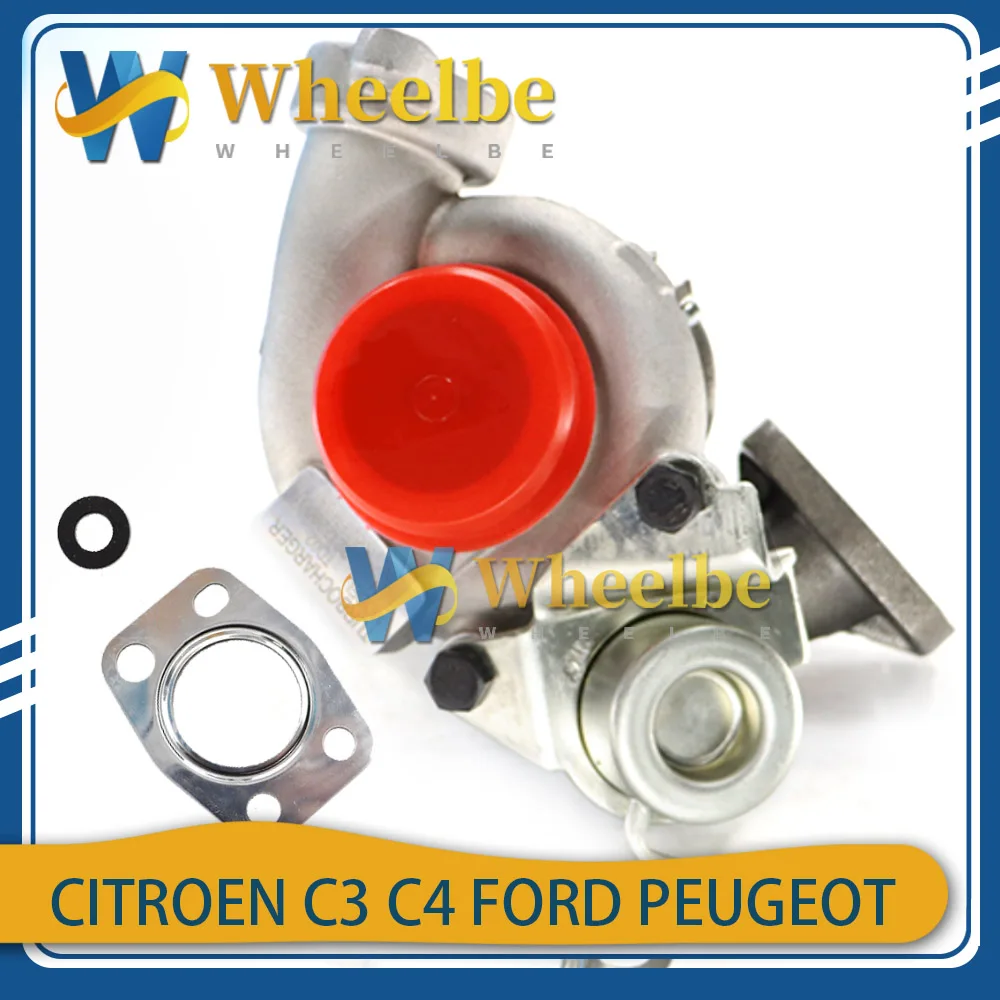 Turbine TD025S2-06T4 Turbocharger For Citroen C3 C4 For Ford Peugeot 207 307 Volvo Fiat 1.6 HDI 90bhp 0375K5 0375N5 9662371080