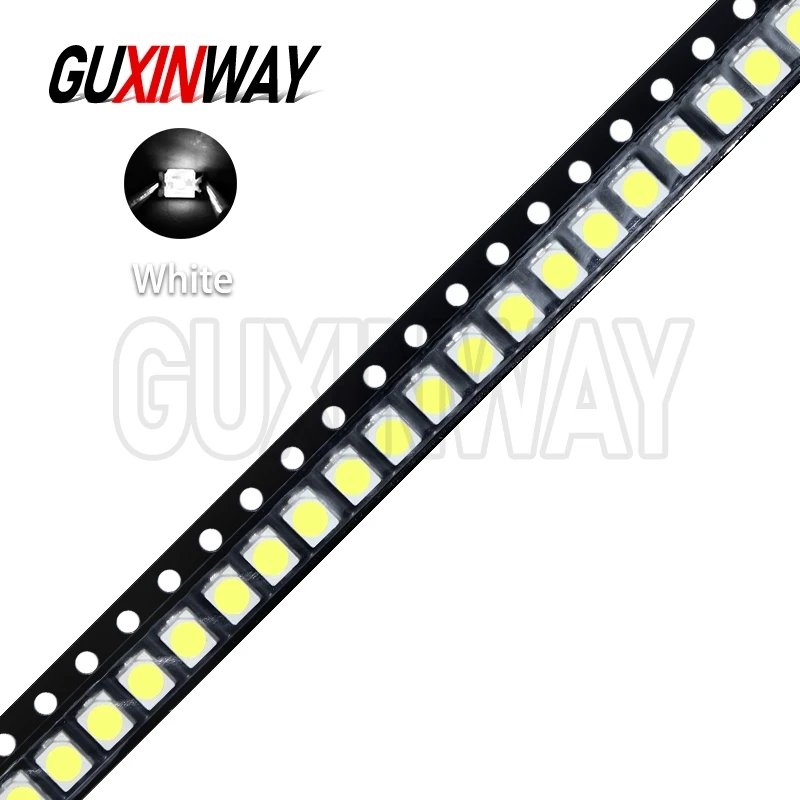 100 قطعة SMD LED الثنائيات 3528 1210 ديود SMD LED Diodo Kit RGB أحمر أخضر أزرق أصفر وردي دافئ أبيض أرجواني برتقالي.