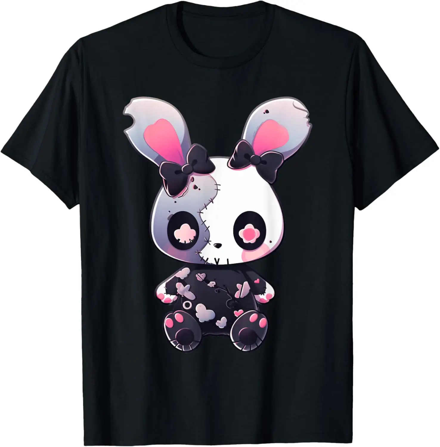 

Футболка Goth Bunny E-Girl в готическом стиле