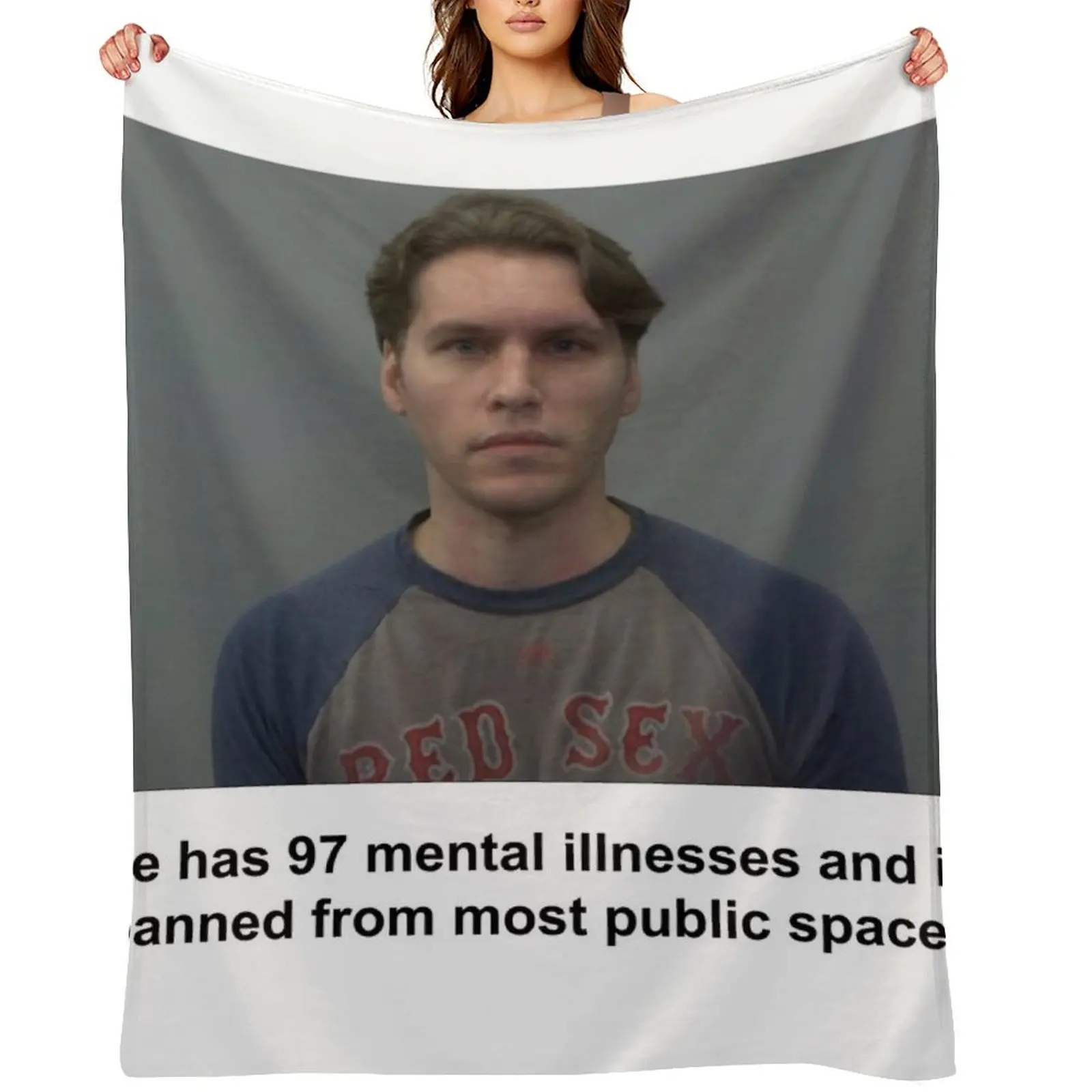 

jerma has 97 mental illnesses Throw Blanket Fashion Sofas Personalized Gift Winter beds for babies Blankets