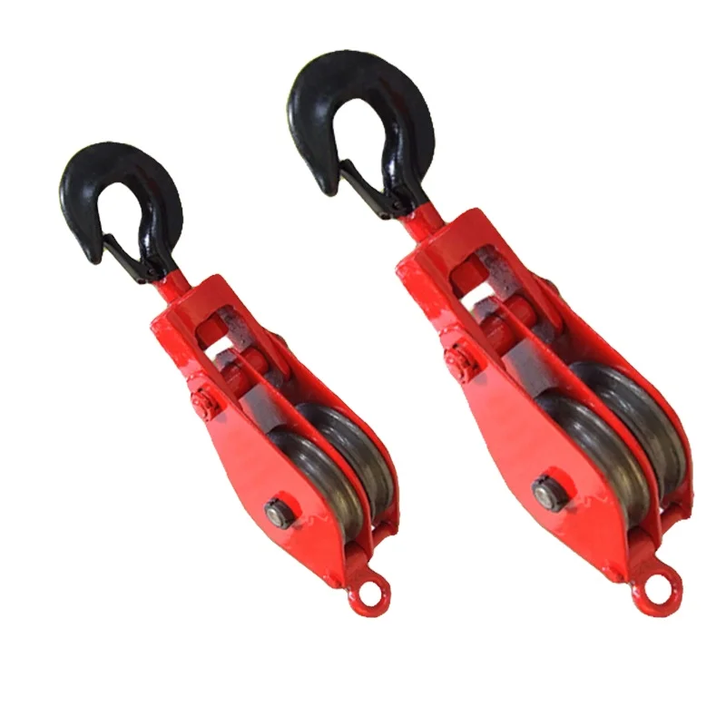 

32 Ton Double Wheel Snatch Pulley Block New Metal Lifting Pulley Block with Ball Bearing for Retail Industries