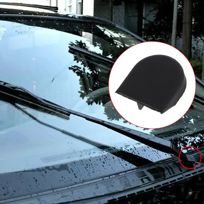 Car Dustproof Replacement Wiper Arm Bottom for Head Nut Cover Protective Cap Screw Caps for Yaris H9EE
