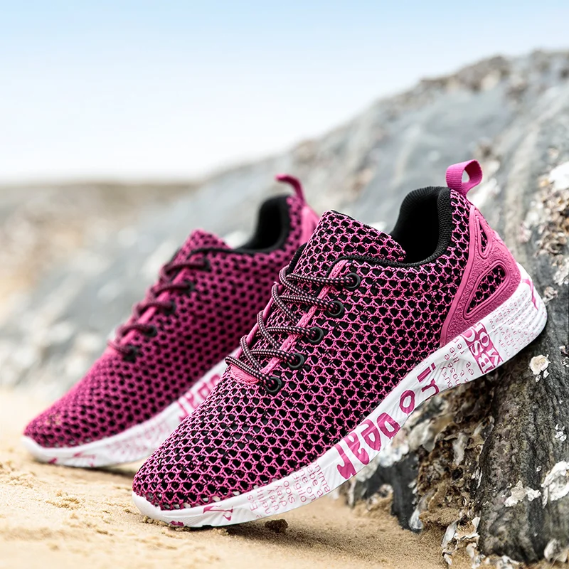 Women Walking Shoes Lightweight and Breathable Tennis Shoes Gym Fitness and Leisure Sports Shoe 2025 Anti Slip Mesh Water Shoes