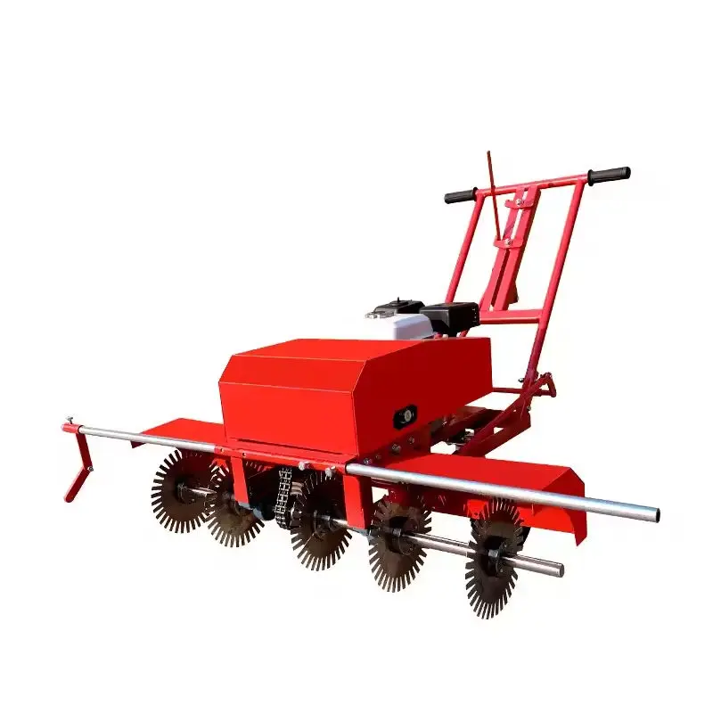 

Gas Powered Turf Line Marker, Push Type Grass Striper Cutter for Lawn Field Line Cutting Transplanting