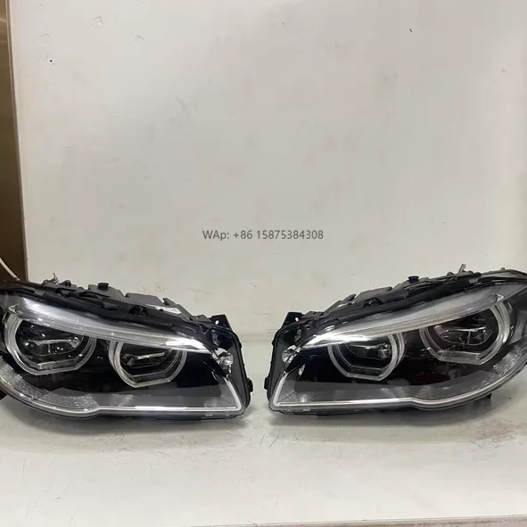 

Modified LED Angel Eye Daytime Running Light 11-17 for 5 Series F18 Headlamp Assembly F10 Low Beam Steering Head Lamp
