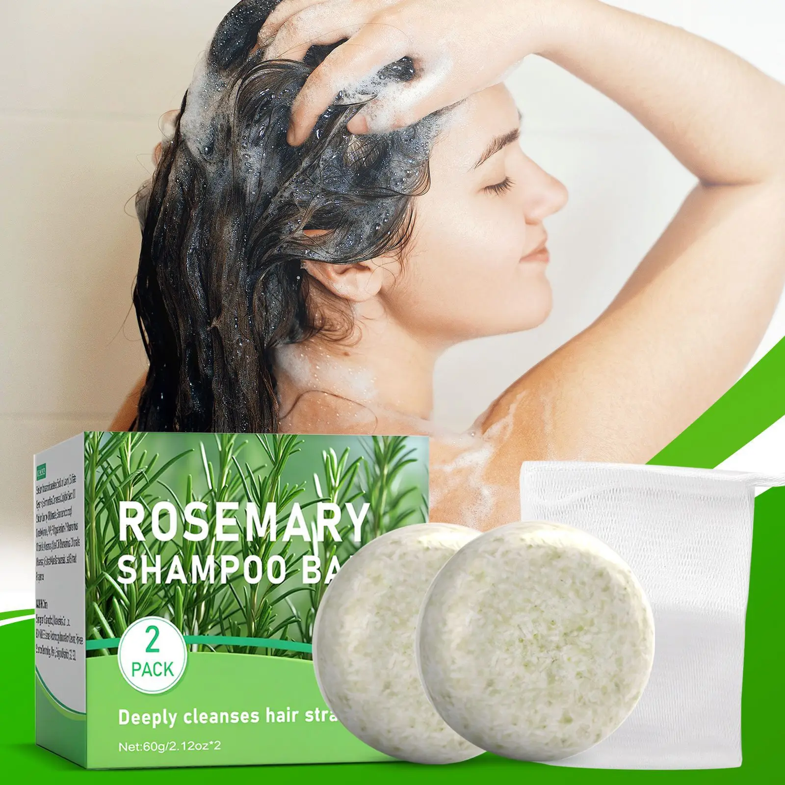 

Rosemary Shampoo Soap Plant Extract Essence Moisturizing and Nourishing Deep Cleansing Hand Soap Soft Shampoo and Hair