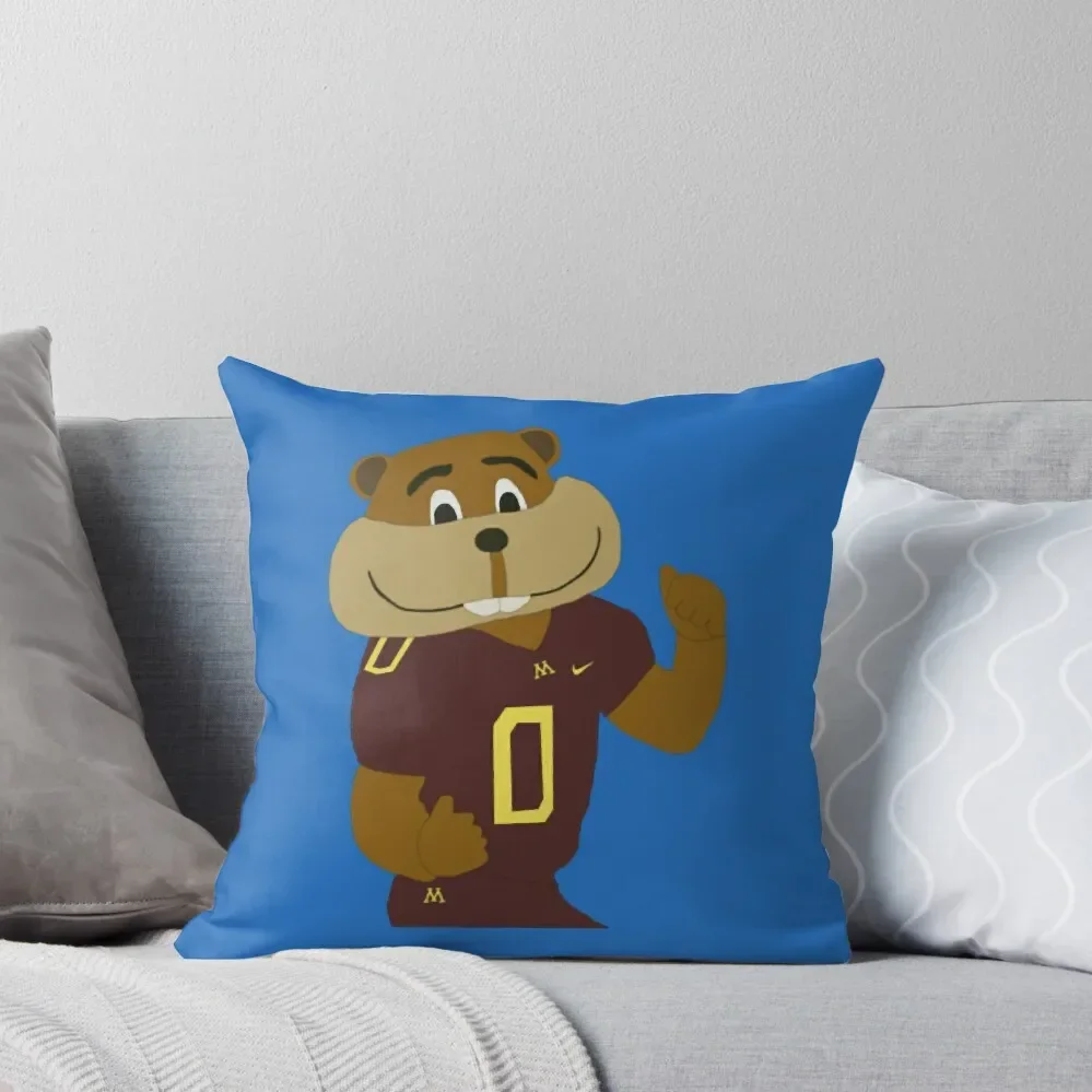 Goldy Gopher UMN Football Throw Pillow pillow cover luxury luxury decor pillow