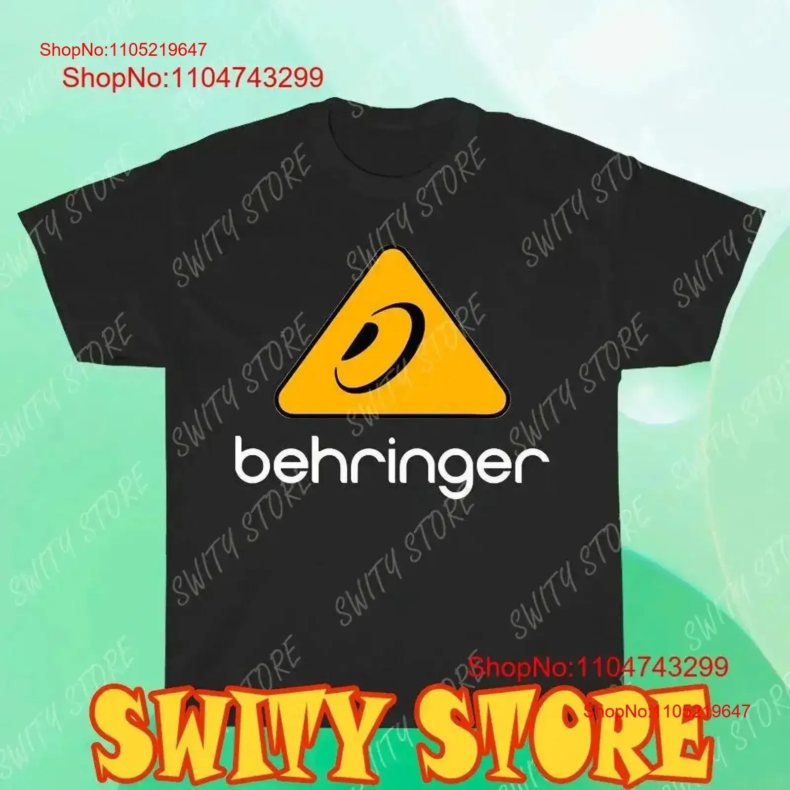 Novo logotipo behringer masculino algodão pesado t camisa engraçado tamanho s a 5xl vintage lavado roupas de grife versátil gráfico vintage