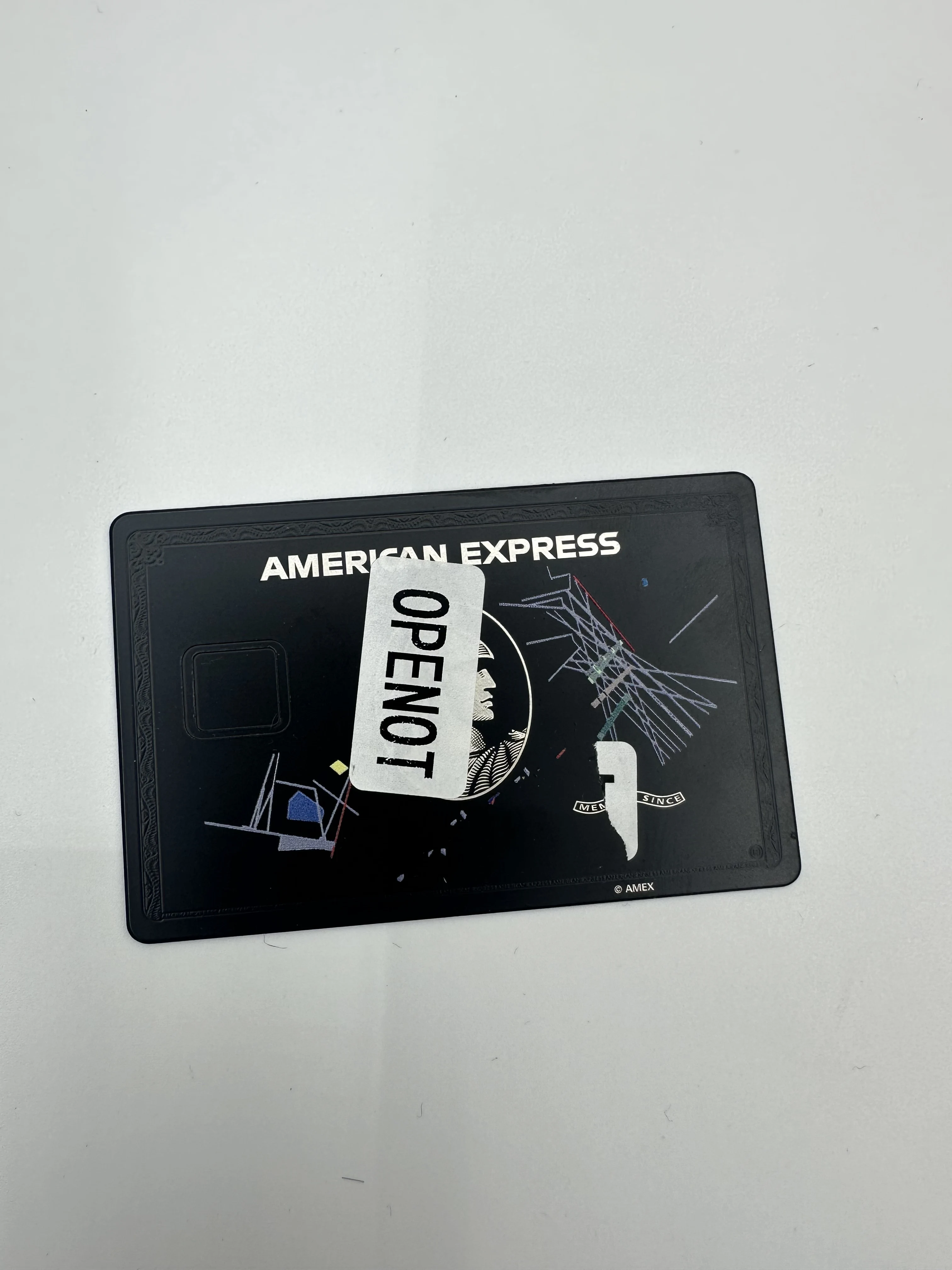 

Line Terms Black Gold Card American Express Card Prop American Centurion Metal Card Personalized card Joke Card DIY card