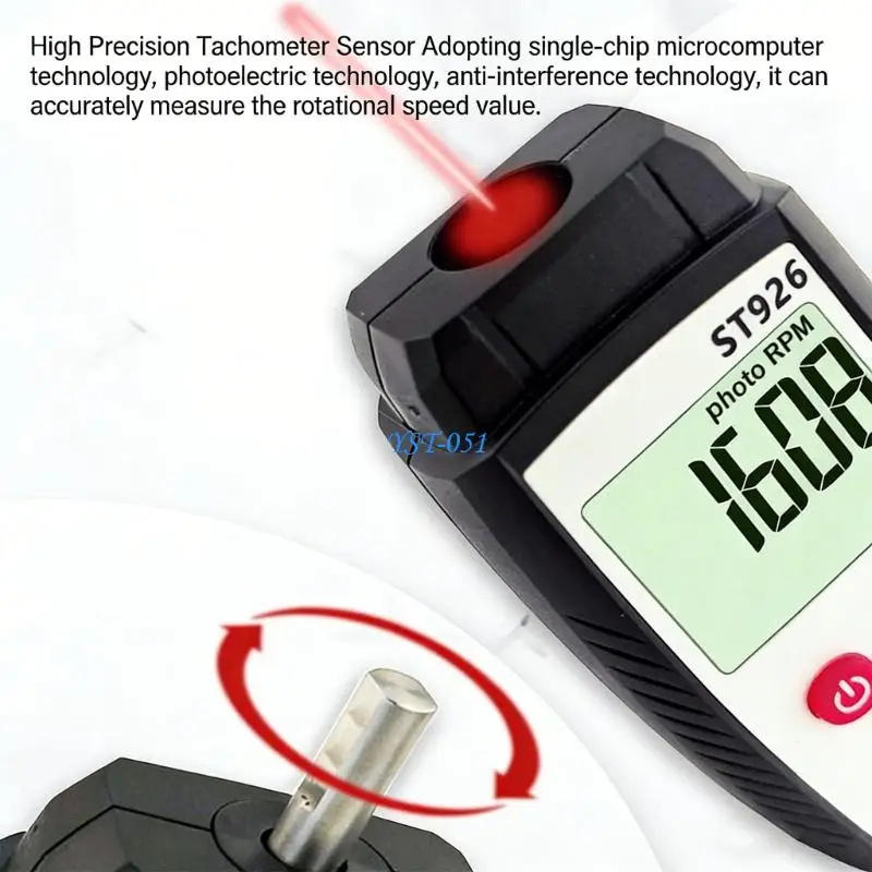 E15A Multiple Purpose Tachometer Delivering 99999 Reading Limit And double Mode Selection For Accurate Measurements