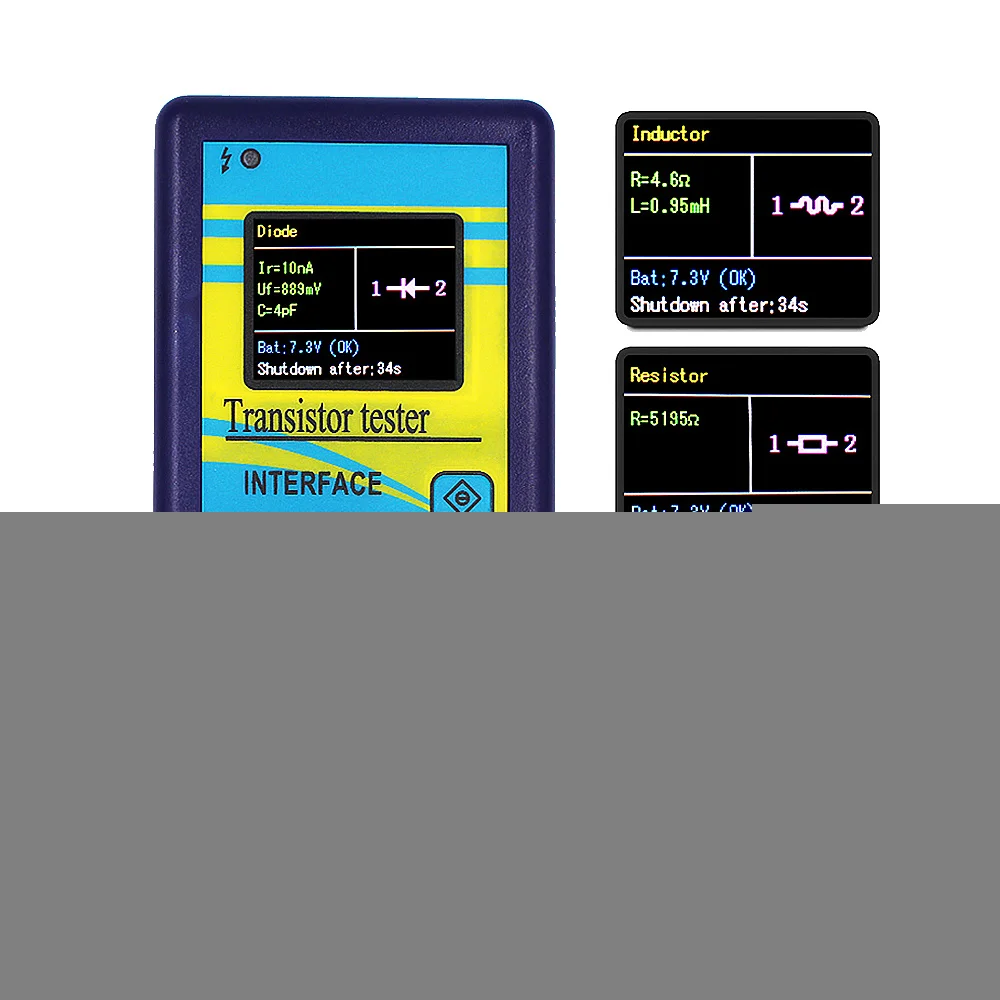 Baru! M328 Multi-tujuan Transistor Tester 1.8 Inci TFT LCD Dioda Resistor ESR Kapasitansi Induktor LCR Meter