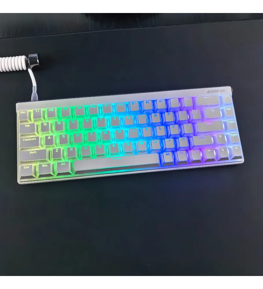 Refraction 3.0 keycap is engraved with light transmission adaptation Maicong Ace68Air/GT Mage Night Demon Meijiashi Nano68