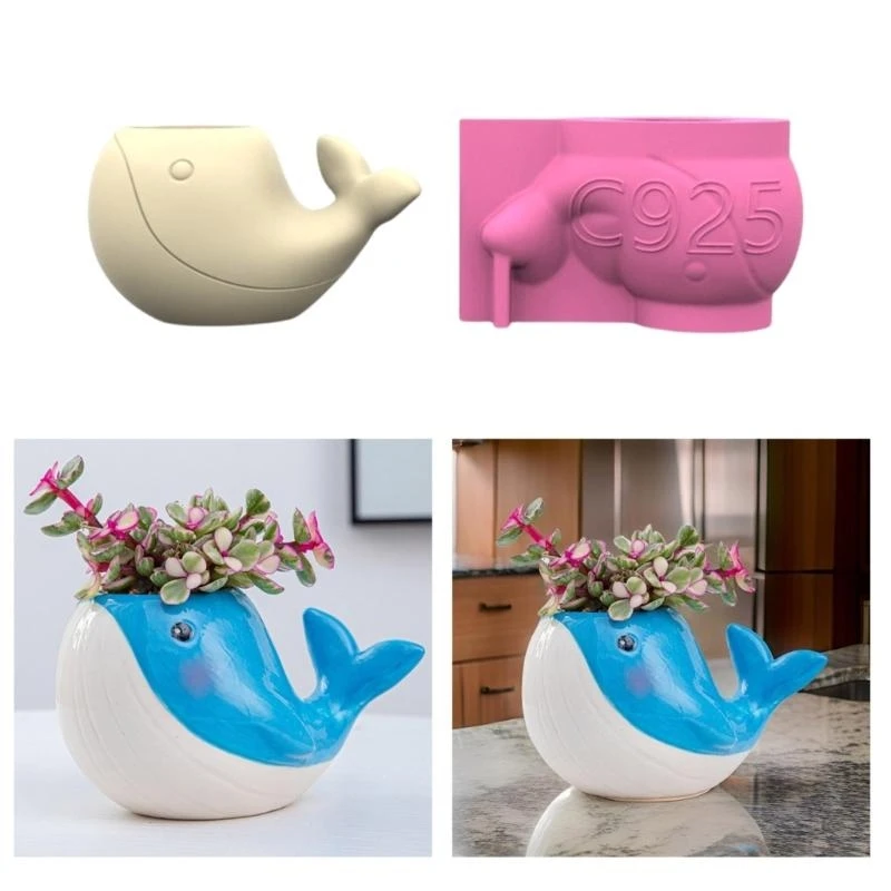 

Multi Purpose Silicone Concrete Mould for Making Planters and Decors