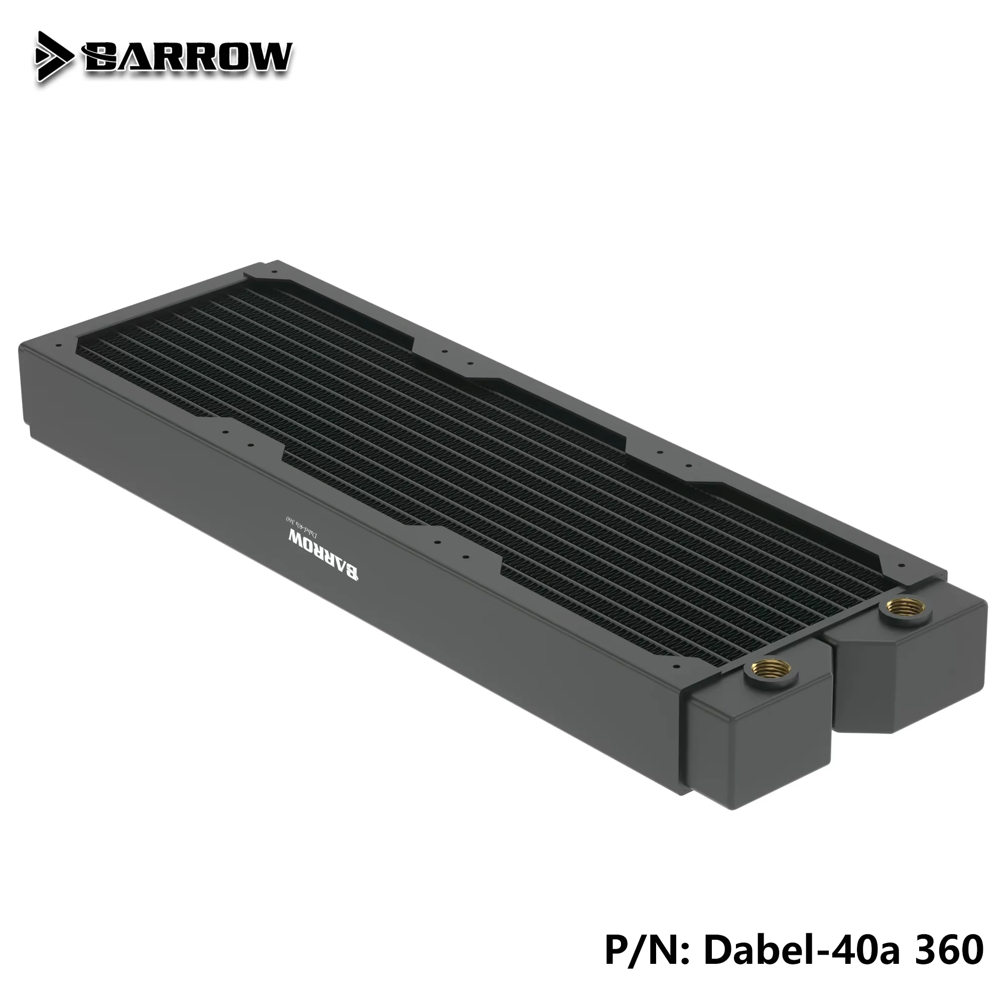 

Barrow 360mm Radiator, 40mm Thickness Copper Cooler For 120mm Fans, PC Water Cooling Accessories ,Dabel-40a 360