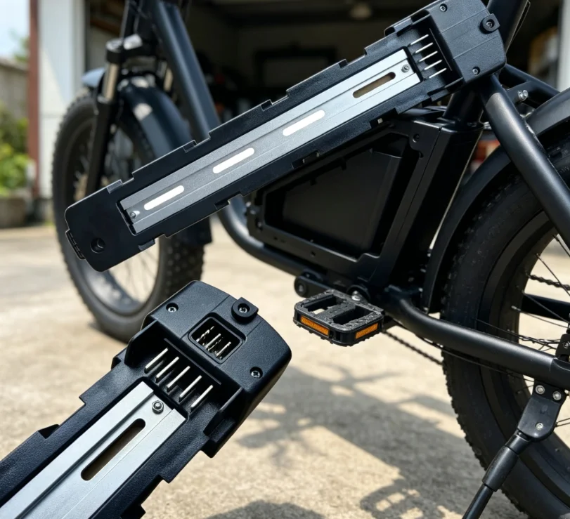 5PIN Electric Bicycle Lithium Battery Base Parrot Battery Mount For Super73 Outdoor Riding Modification Parts