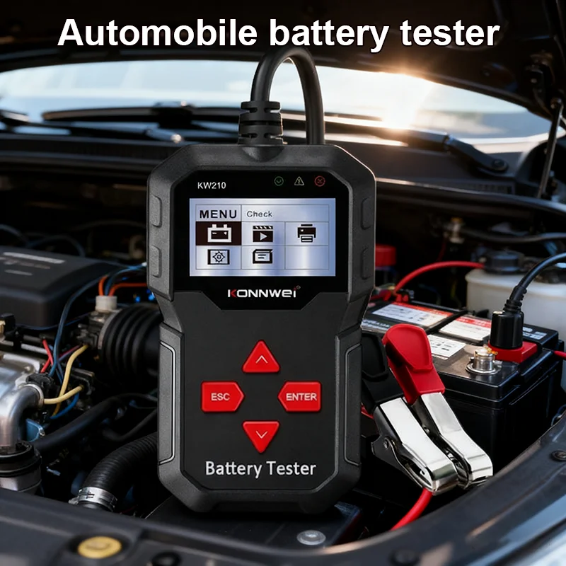 

Automobile battery tester Automatic Smart 12 volts Car Battery Tester Auto Battery Analyzer 2000CCA Cranking Car Battery Tester