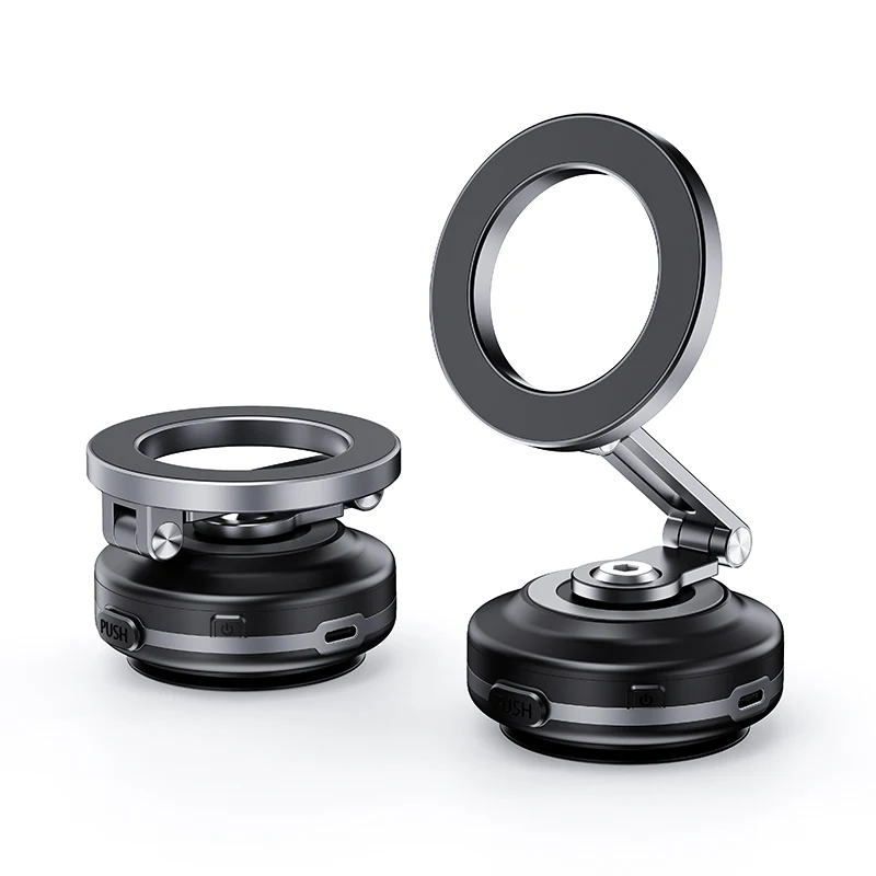 

2025 New Magnetic Vacuum Adsorption Car Mount Mobile Phone Holder Foldable 360° Rotation Stable Navigation Mobile Phone Holder