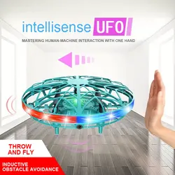 UFO induction aircraft remote control aircraft flying ball drone gesture intelligent sospeso flying saucer giocattolo per bambini boy