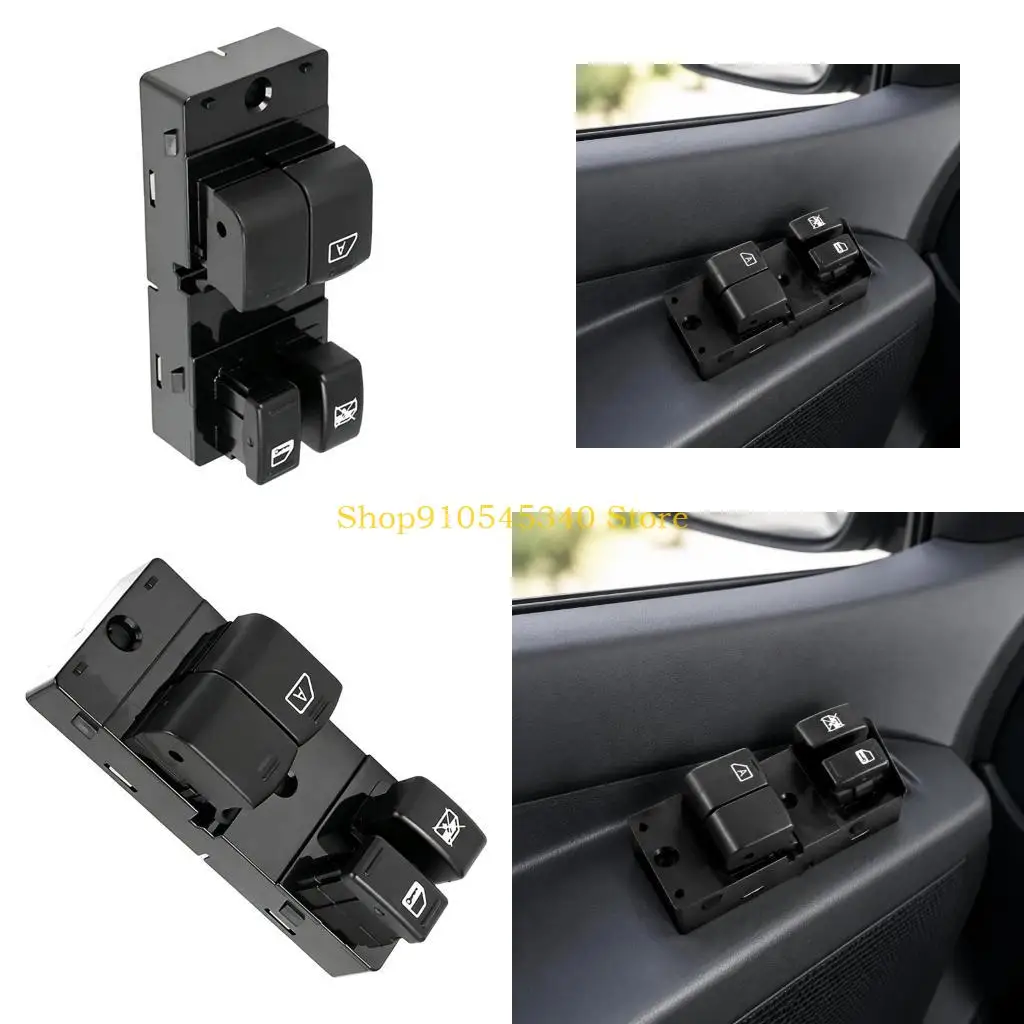 U2JA Window Control Panel 12V Button Assembly 25401-EA002 with Mounted Base for Restoring Worn Door Glass Operation