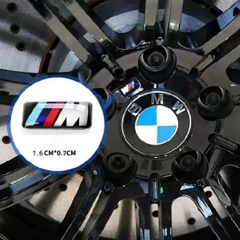 Epoxy Resin Car Interior Decoration Decals BMW M Badge Steering Wheel Hub Stickers For BMW M G20 G30 G07 G05 G32 G15 G16 G01 G02