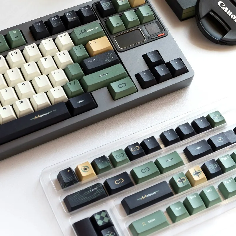 Office Simplicity Theme Keycaps Set Customized Cherry Profile PBT Sublimation Keyboard Cap for Mechanical Keyboard Accessories