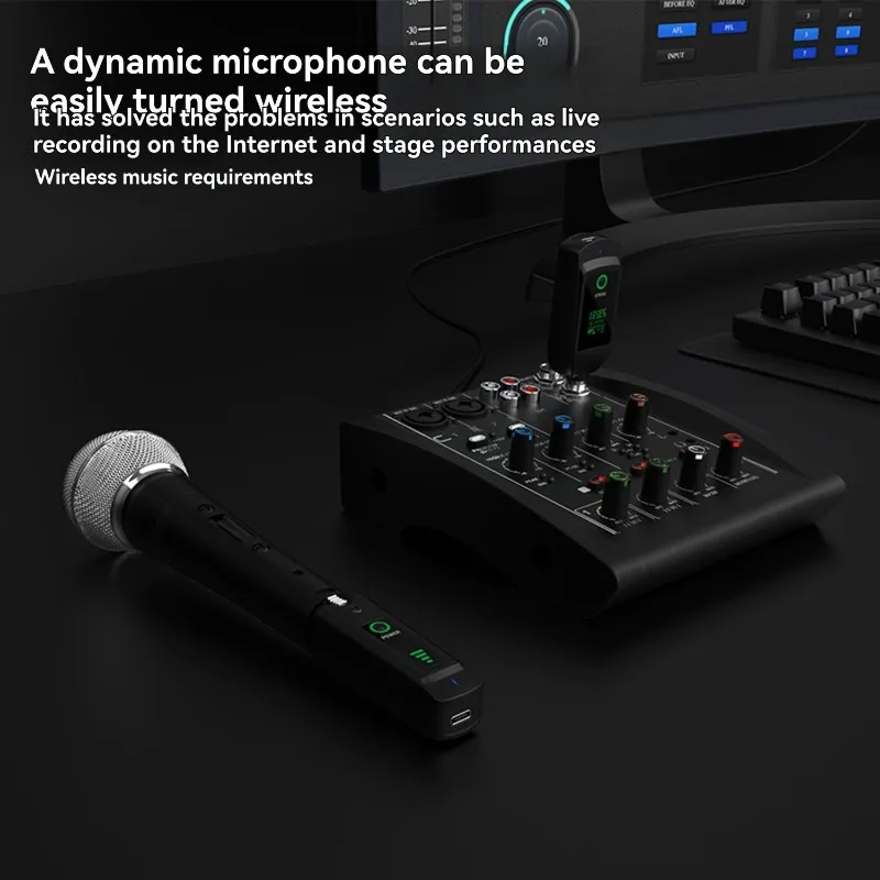 

Беспроводная микрофонная система GROCE-Wired-Bluetooth, передатчик и приемник, инструмент, динамический ручной микрофон